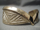 Best Aaron Anderson Solid 14k Gold Important Native American Bracelet-Nativo Arts