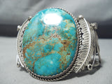 Museum Vintage Native American Navajo Royston Turquoise Sterling Silver Bracelet-Nativo Arts
