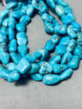 Fat Jacla Very Rare 239 Gram Vintage Native American Navajo Turquoise Shell Heishi Necklace-Nativo Arts