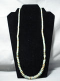 Native American One Of The Longest Vintage Santo Domingo Royston Turquoise Heishi Necklace-Nativo Arts