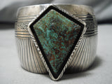 Important Sammy Graves Vintage Native American Navajo Royston Turquoise Sterling Silver Bracelet-Nativo Arts