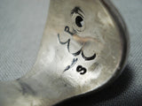 Important Vintage Native American Navajo Charles Loloma Student Turquoise Sterling Silver Ring-Nativo Arts