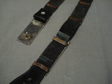 Important Authentic Vintage Native American Navajo Floyd Becenti Sterling Silver Concho Belt Old-Nativo Arts