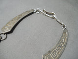 Best Vintage Native American Navajo Hank Whitethorne Turquoise Sterling Silver Necklace-Nativo Arts