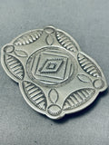 Tremendous Vintage Native American Navajo Sterling Silver Money Clip Signed Michael Tahe-Nativo Arts
