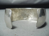 Superb Vintage Navajo Native American Sterling Silver Bracelet-Nativo Arts