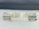 Exceptional Vintage Native American Zuni Sleeping Beauty Turquoise Sterling Silver Bracelet-Nativo Arts