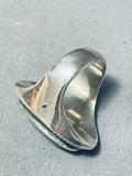 Magnificent Vintage Native American Navajo Turquoise Sterling Silver Ring-Nativo Arts