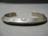 Thicker Heavy Vintage Navajo Sterling Silver Native American Bracelet Old-Nativo Arts