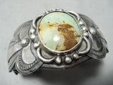 Superior Vintage Native American Navajo Royston Turquoise Sterling Silver Bracelet-Nativo Arts