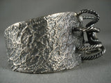 100 Gram Advanced Native American Jewelry Silver Work Navajo Spider Bracelet-Nativo Arts