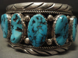 100 Gram Museum Vintage Navajo Turquoise Native American Jewelry Silver Bracelet-Nativo Arts