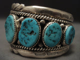 100 Gram Old Navajo leaves Galore Native American Jewelry Silver Bracelet-Nativo Arts