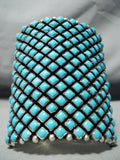 One Of The Best Ever Native American Navajo Turquoise Sterling Silver Bracelet-Nativo Arts