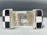 One Of The Most Intricate Ever Vintage Native American Zuni Turquoise Sterling Silver Bracelet-Nativo Arts