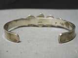 Stunning Vintage Native American Navajo Royston Turquoise Sterling Silver Bracelet Old-Nativo Arts