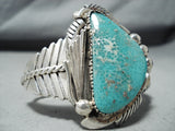 Excellent Navajo Native American Royston Turquoise Sterling Silver Bracelet-Nativo Arts
