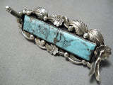 One Of The Craziest Native American Turquoise Sterling Silver Bird Ring-Nativo Arts