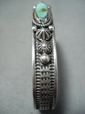 Important Artist Native American Navajo Royston Turquoise Sterling Silver Bracelet-Nativo Arts