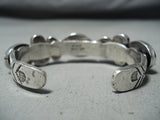 Fascinating Navajo Lapis Multi-stone Sterling Silver Bracelet Native American-Nativo Arts