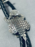 Tremendous Important Native American Navajo Sterling Silver Bolo-Nativo Arts