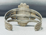 Opulent Vintage Native American Navajo Petrified Wood Sterling Silver Bracelet-Nativo Arts