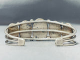 Astounding Vintage Native American Navajo Morenci Turquoise Sterling Silver Bracelet-Nativo Arts