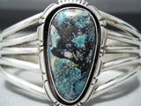 Magnificent Native American Navajo Turquoise Sterling Silver Bracelet-Nativo Arts