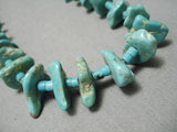 Incredible Vintage Navajo Turquoise Nugget Native American Ehishi Necklace-Nativo Arts