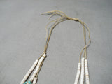Important Vintage Navajo Carlin Turquoise Native American Necklace Old-Nativo Arts