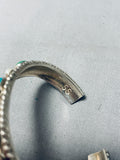 Gorgeous Vintage Native American Navajo Cerrillos Kingman Turquoise Sterling Silver Bracelet-Nativo Arts