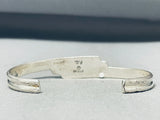 Impressive Signed Native American Laguna Royston Turquoise Sterling Silver Bracelet-Nativo Arts