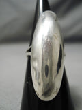 Important Vintage Native American Navajo Kirk Smith Sterling Silver Bubble Ring Old-Nativo Arts