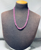 Drop Dead Gorgeous Native American Navajo Sugilite Sterling Silver Necklace-Nativo Arts