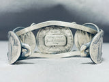 Native American Colossal Coin Natrive American Sterling Silver Coin Bracelet-Nativo Arts
