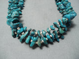 Vibrant Vintage Santo Domingo Royston Turquoise Necklace Native American Old-Nativo Arts