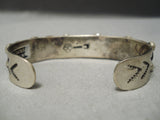 Museum Vintage Native American Navajo Royston Turquoise Raincloud Sterling Silver Bracelet-Nativo Arts
