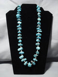 118 Grams!! Vintage Navajo Turquoise Nugget Heshi Native American Necklace Old-Nativo Arts