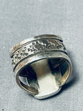 Jake Francosa San Felipe Old Kingman Turquoise Sterling Silver Ring-Nativo Arts