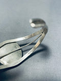 Exceptional Vintage Native American Navajo #8 Turquoise Mine Sterling Silver Bracelet-Nativo Arts