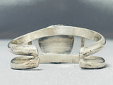 Rare Turquoise Vintage Native American Navajo Royston Sterling Silver Bracelet Old-Nativo Arts