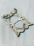 Superior Vintage Native American Navajo Sterling Silver Buckle-Nativo Arts