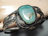 Marvelous Vintage Native American Navajo Royston Turquoise Sterling Silver Bracelet Old-Nativo Arts
