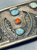 Marvelous Vintage Native American Navajo Royston Turquoise Sterling Silver Buckle-Nativo Arts