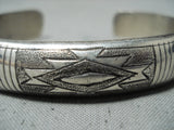 Fabulous Navajo Native American Sterling Silver Bracelet-Nativo Arts
