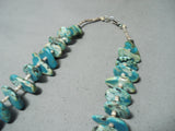 Vintage Native American Navajo Royston and Kingman Turquoise Necklace-Nativo Arts