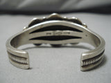 Native American Important Calvin Martinez Bisbee Turquoise Sterling Silver Bracelet-Nativo Arts