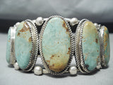 Nez Native American Navajo Royston Turquoise Sterling Silver Bracelet-Nativo Arts
