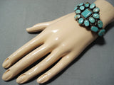 Beautiful Vintage Native American Navajo Royston Turquoise Sterling Silver Bracelet-Nativo Arts