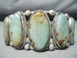 Les Nez Vintage Native American Navajo Royston Turquoise Sterling Silver Bracelet-Nativo Arts